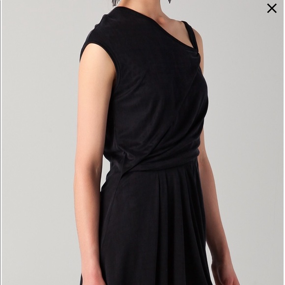 Helmut Lang Draped Asymmetrical Dress - Picture 3 of 6